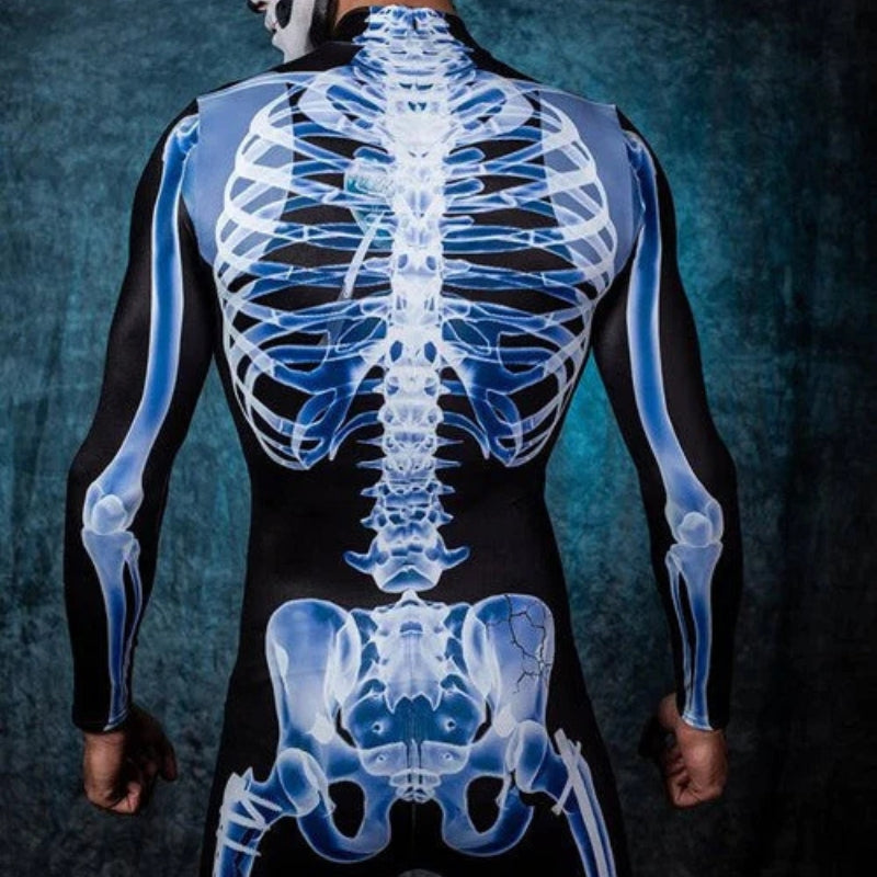 BoneFlex – Skeleton Bodysuit with X-Ray Print and Hidden Zipper