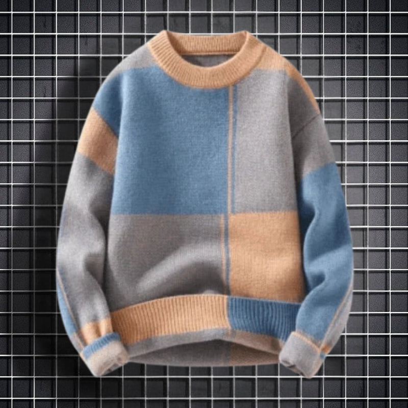 Albie – Maglione a vestibilità ampia con scollo rotondo e maniche lunghe | Comfort rilassato per uso quotidiano | Stile classico senza tempo | Taglie M–4XL | Nero, Verde, Blu, Rosa  Materiale
