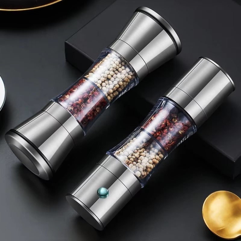 SpiceDuo – 2v1 mlýnek na koření s ručním mletím a nastavitelným designem