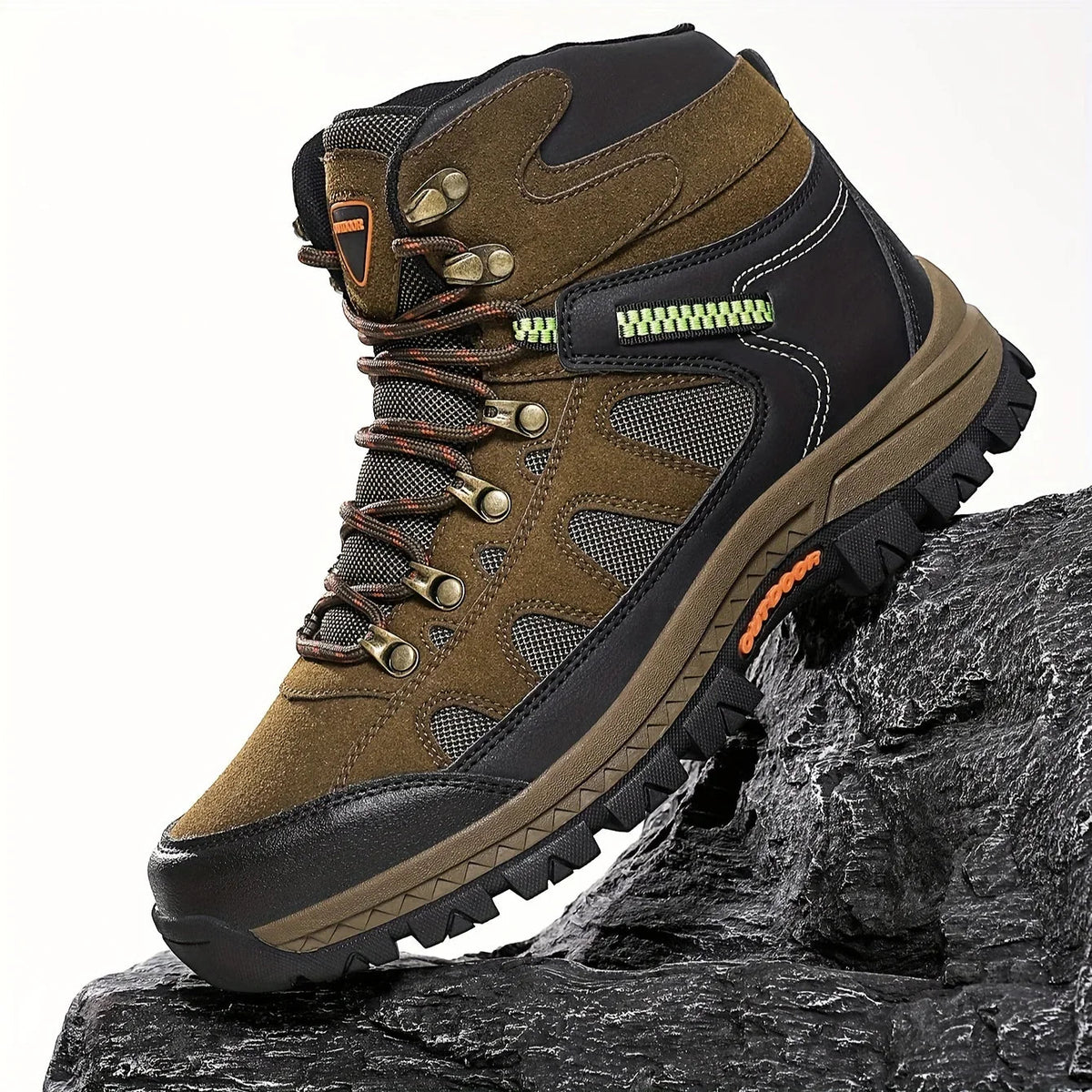 RidgeLacer - Męskie buty trekkingowe we wzór kamuflażowy