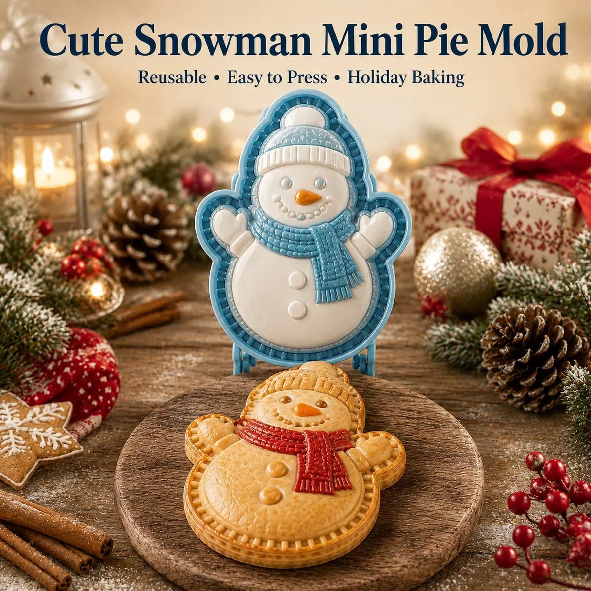 Cake Mold - Mini Cake Mold With 9 Festive Designs