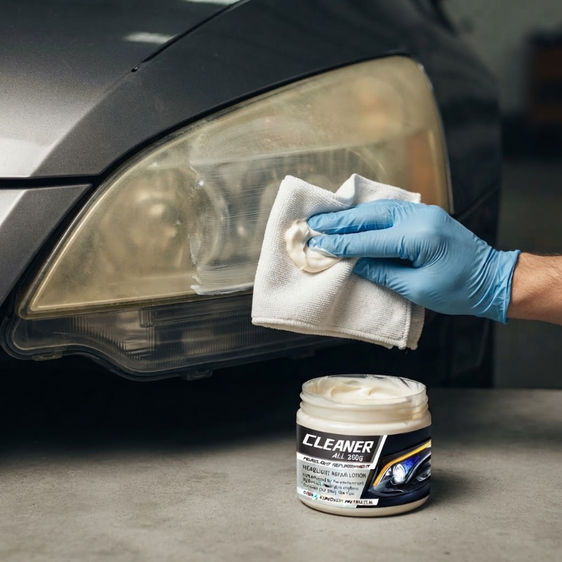 LensPolish - Headlight Polishing Paste for Vehicle Headlight Surfaces