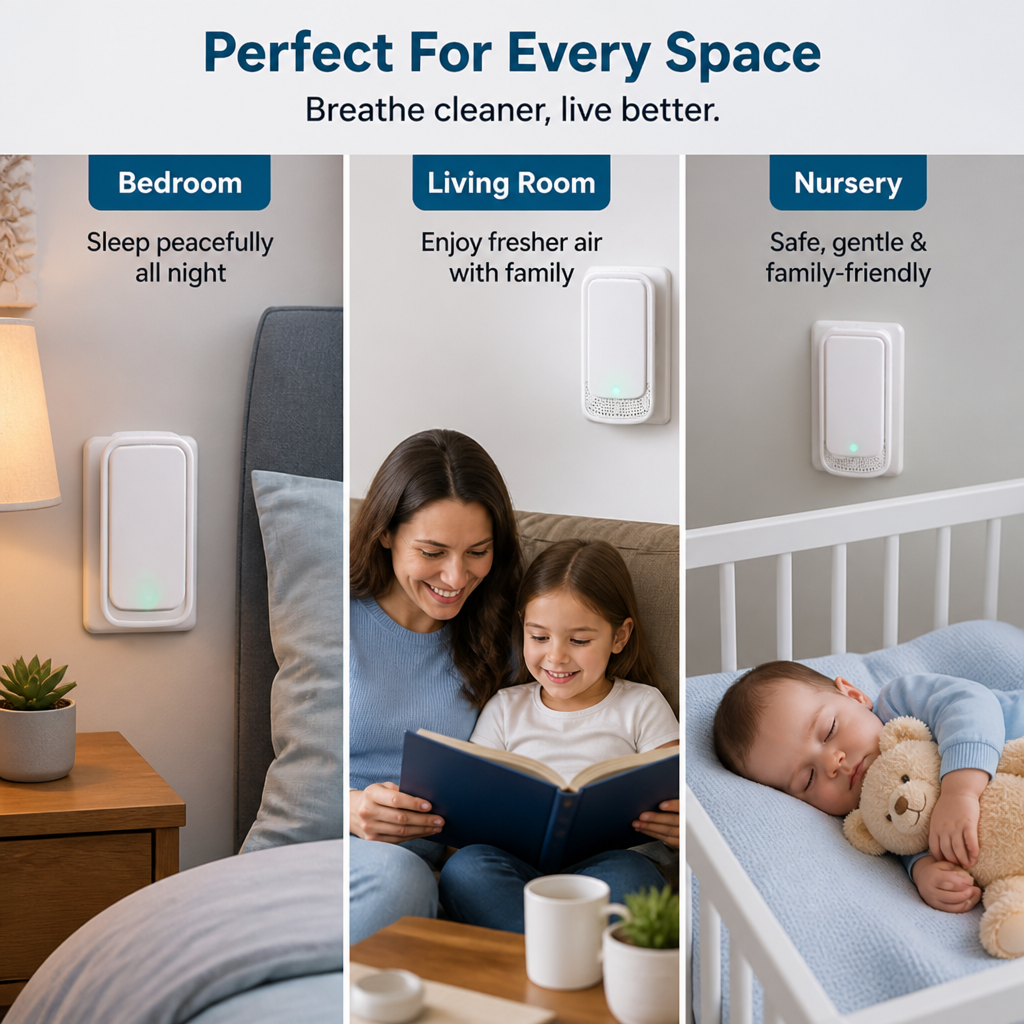 Airnook - Purificador de aire compacto con filtro HEPA