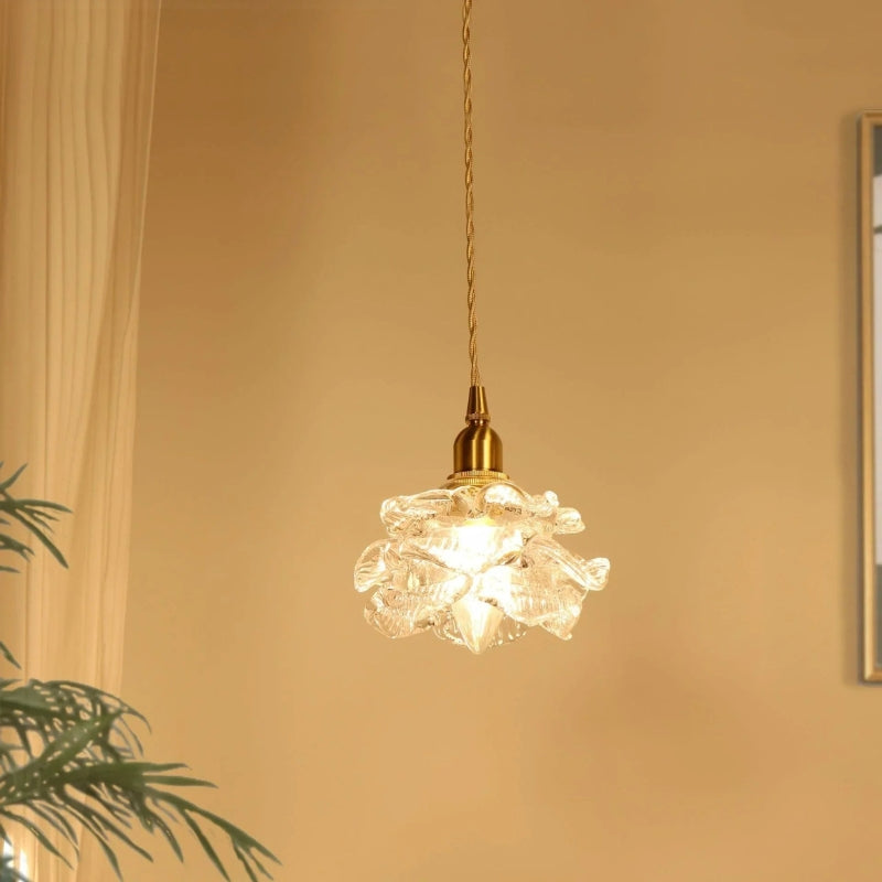LumaRose – Lampa Wisząca LED sufitowa z Wzorem Inspirowanym Kwiatem