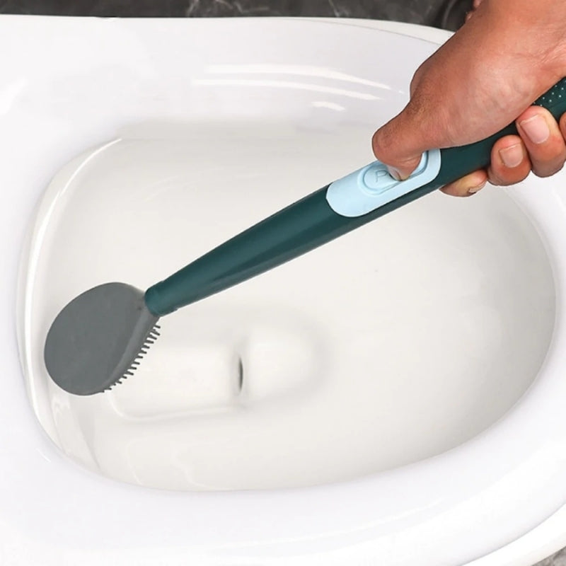 FlexClean - Spazzola flessibile per WC con supporto per una pulizia efficace