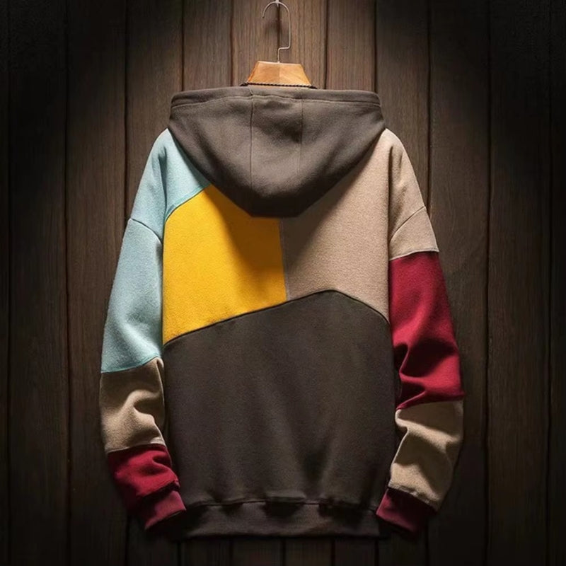 Aidan - Felpa con cappuccio a maniche lunghe con tasche
