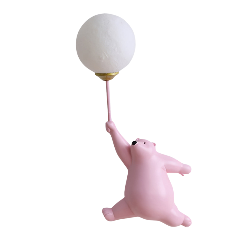 GlowCub – Lampada da parete LED con design orsetto e palloncino