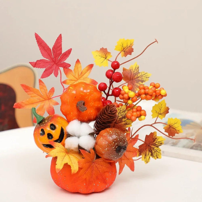 GhostlyGourd - Halloween Decorative Ornament with Pumpkin-Inspired Design