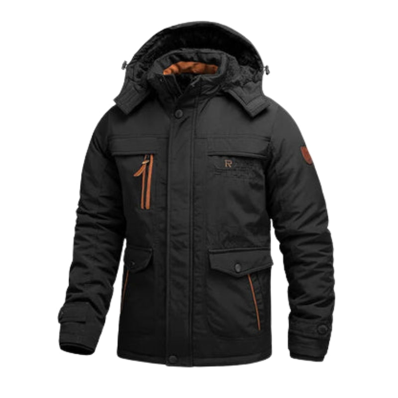 Anthony – Veste Tactique avec Capuche Amovible et Multiples Poches