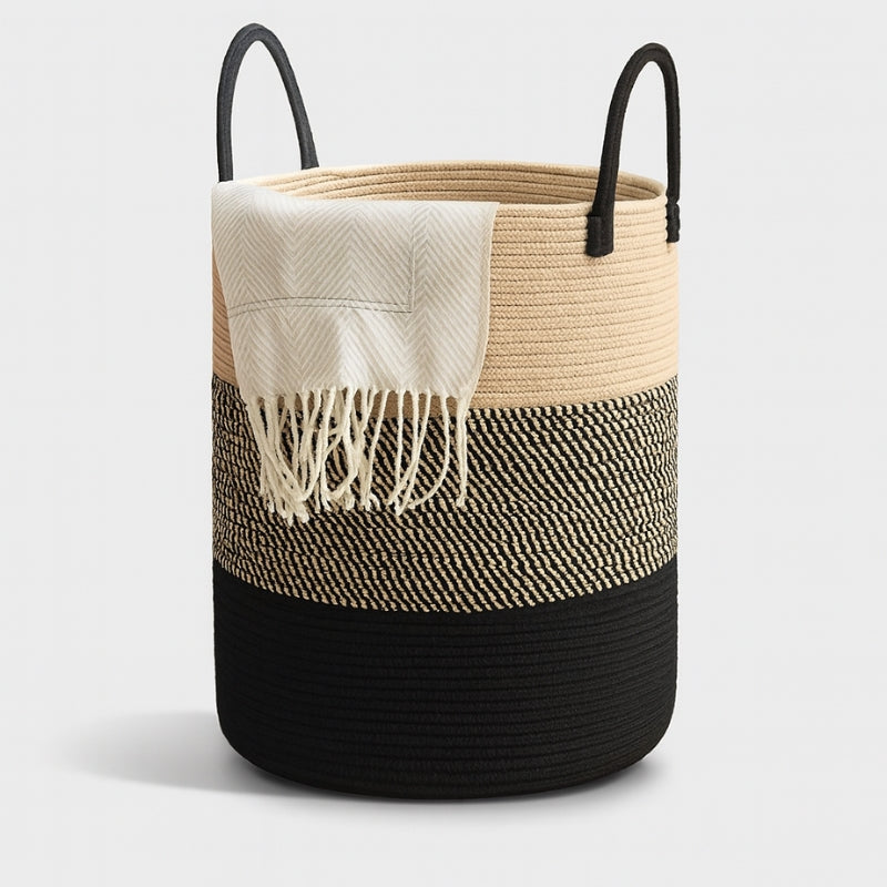 FreshNest - Cesto per il bucato con grande capacità per uso domestico