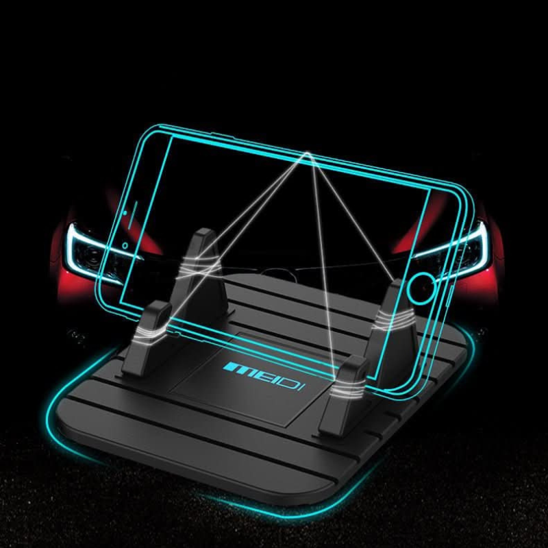 Gripora - Suporte de telemóvel para tablier com base de silicone antiderrapante