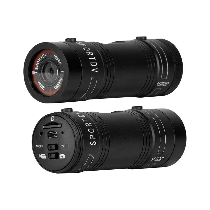 RideCam – Helm Actiecamera met groothoeklens en waterdichte behuizing