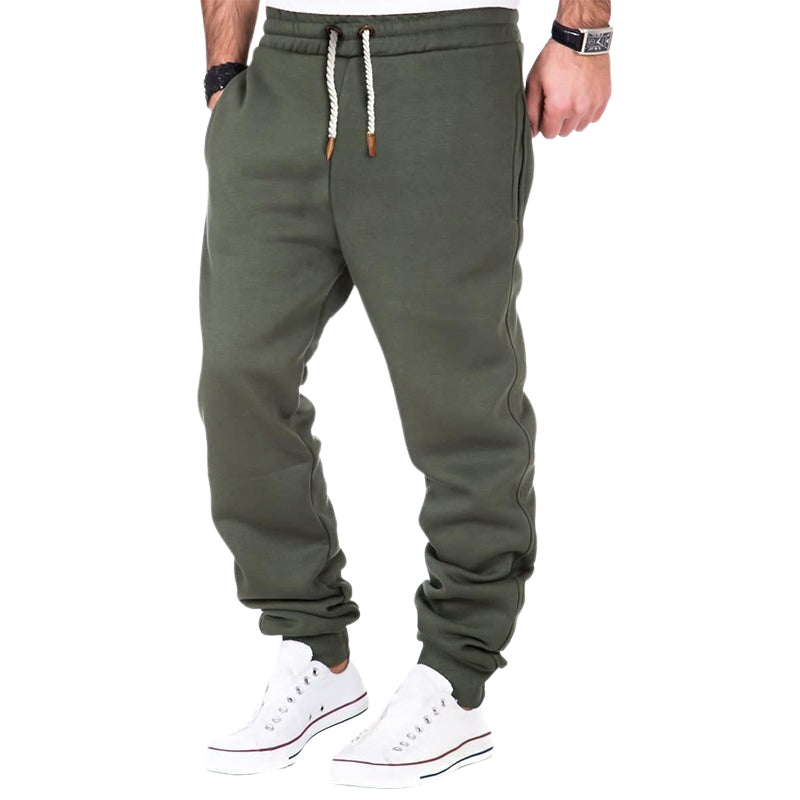 Max – Pantaloni jogging moderni con coulisse, modello alla caviglia e tasche laterali