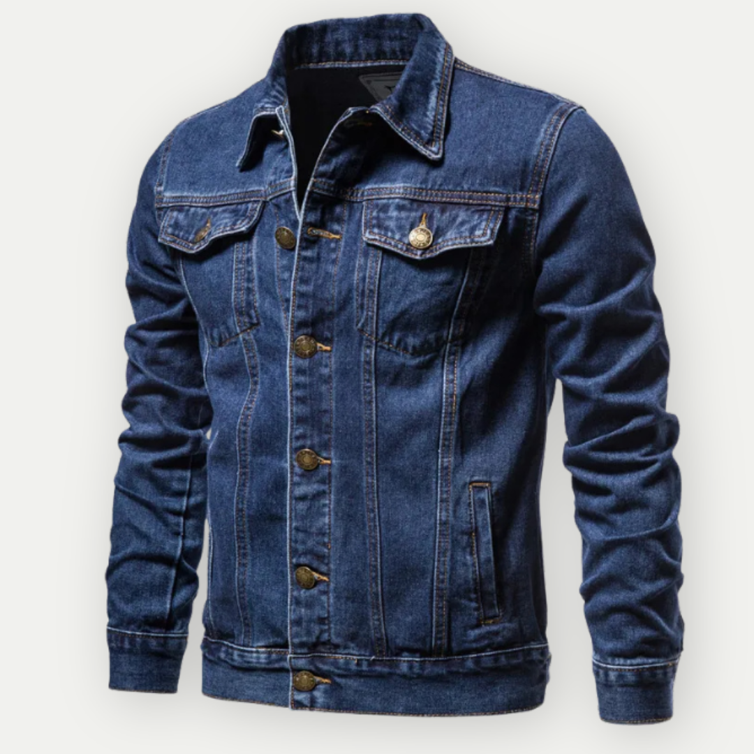 DenimCraft - Jachetă clasică din denim pentru bărbați