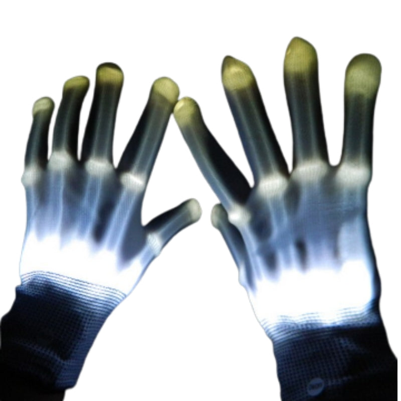GlowHands - Gants lumineux LED néon pour fêtes et événements