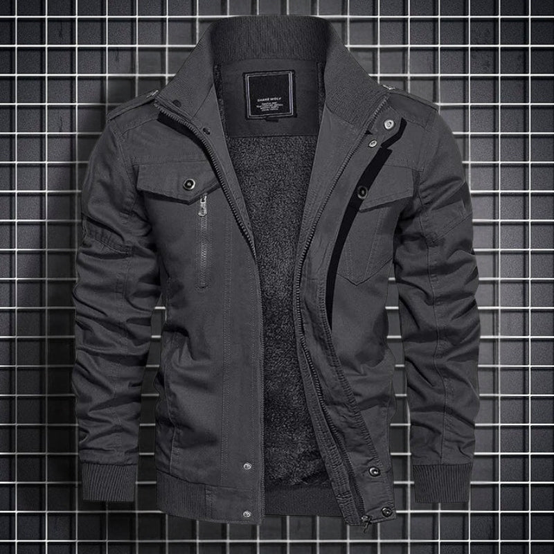 Jenson – Long Sleeve Jacket With Zipper And Pockets