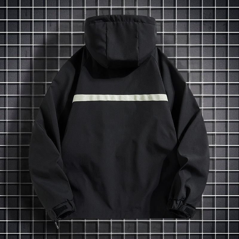 Rafferty – Long Sleeve Hooded Jacket With Pockets And Zipper