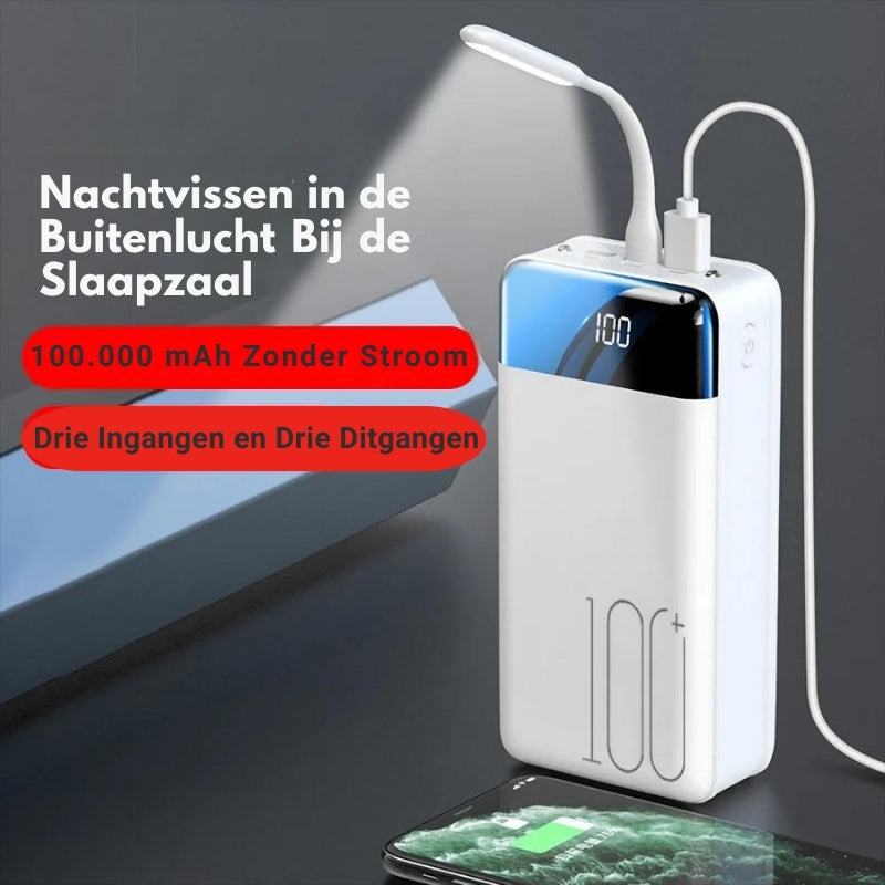 VoltEdge – Powerbanka s vyšší kapacitou, třemi porty, rychlým nabíjením a LED displejem