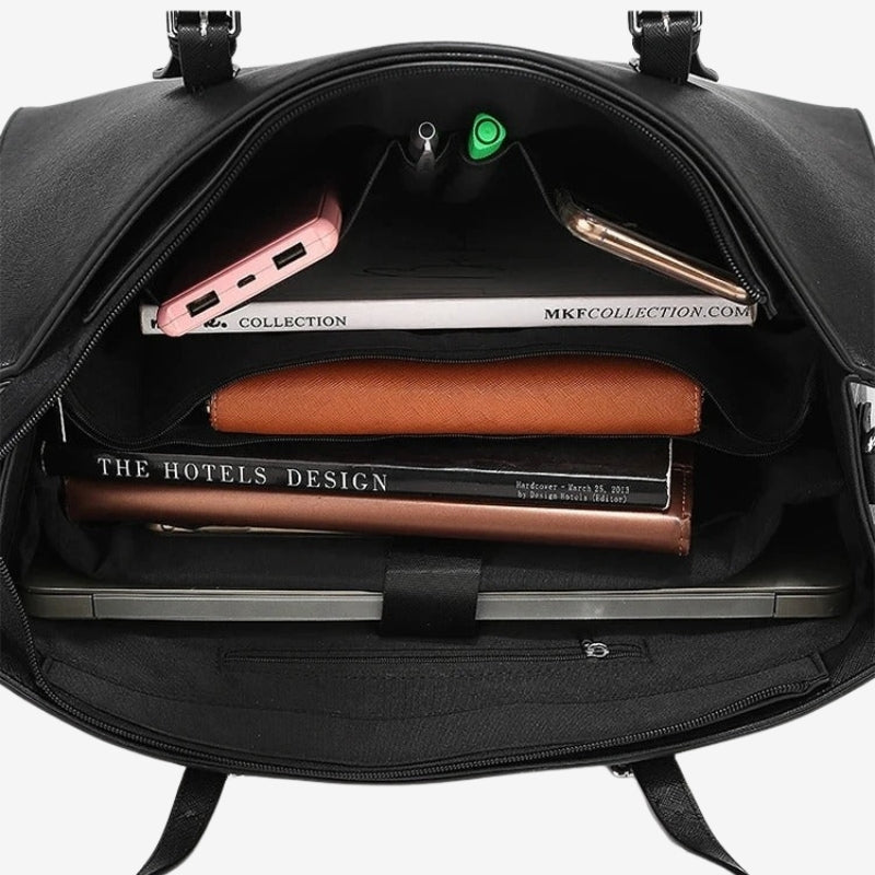 Mia – Sac à main avec bandoulière réglable et fermeture éclair