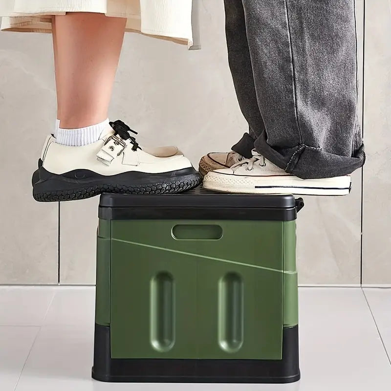 GoComfort - Toilette Pieghevole Portatile con Contenitore Pieghevole