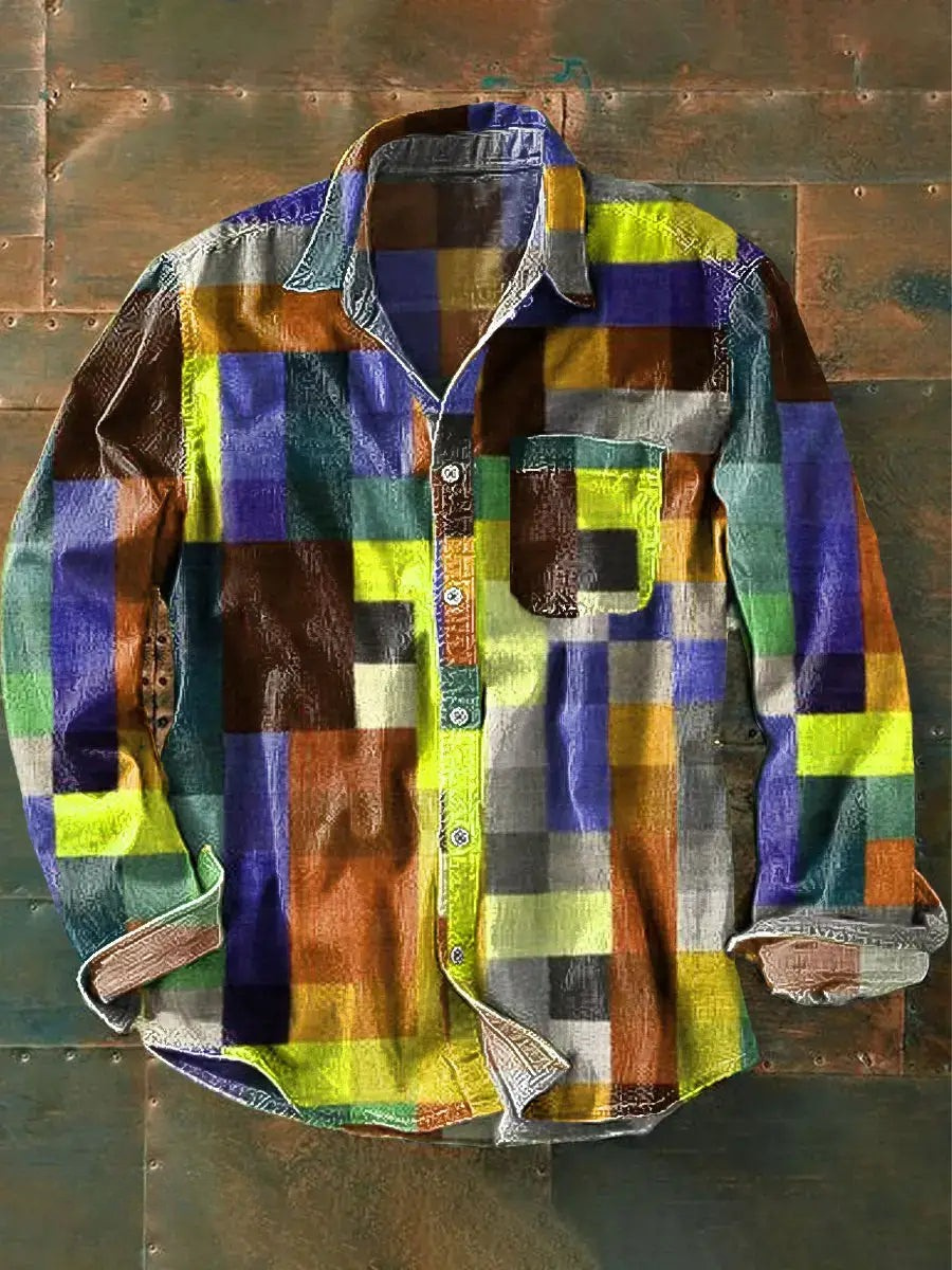 Bruce - Chemise élégante à manches longues avec fermeture à boutons