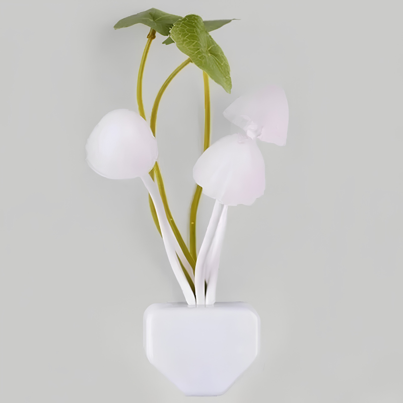 MushLume - Luz de presença LED em forma de cogumelo com sensor tátil