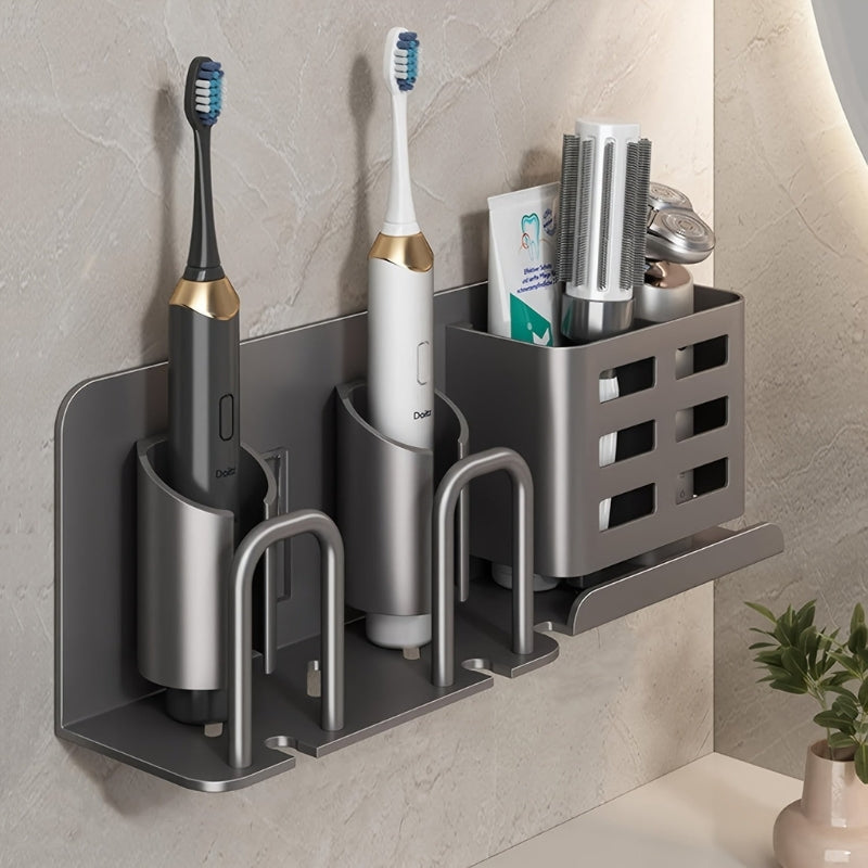 ToothMate – Wall-mounted Toothbrush Holder with Multifunctional Storage