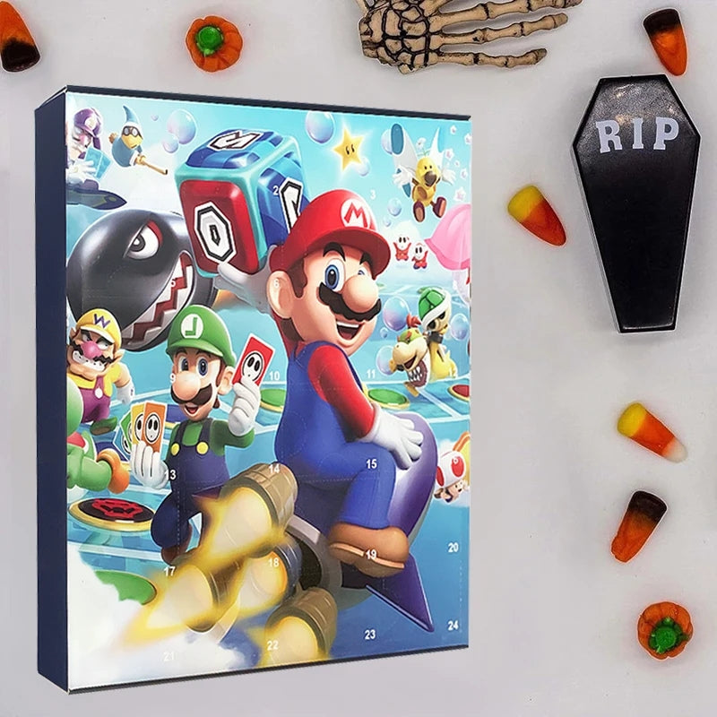 MarioWorld – Calendario dell'Avvento Super Mario con Action Figures Anime