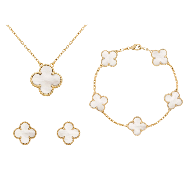 Sofia – Parure de bijoux avec motif floral et élégance subtile
