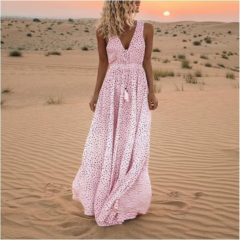Women’s Maxi Dress V-Neck