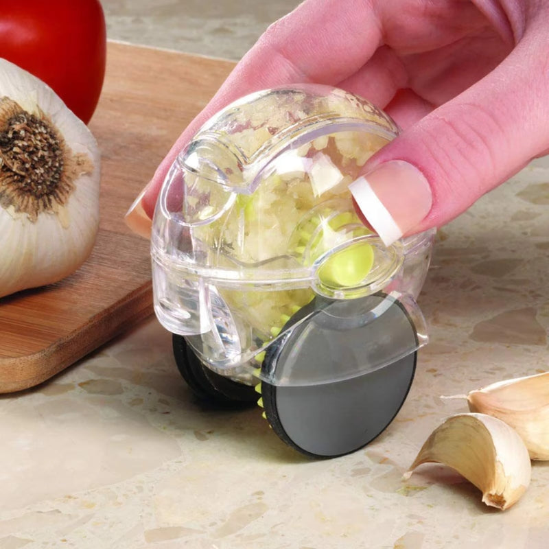 GarlicMate - Garlic Chopper with Wheels and Manual Operation