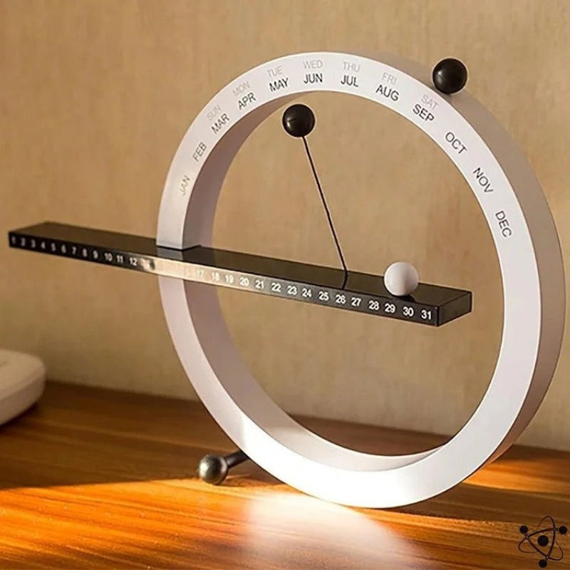 SilentTime – Magnetický věčný kalendář s tichým quartzovým strojkem pro domácí dekoraci