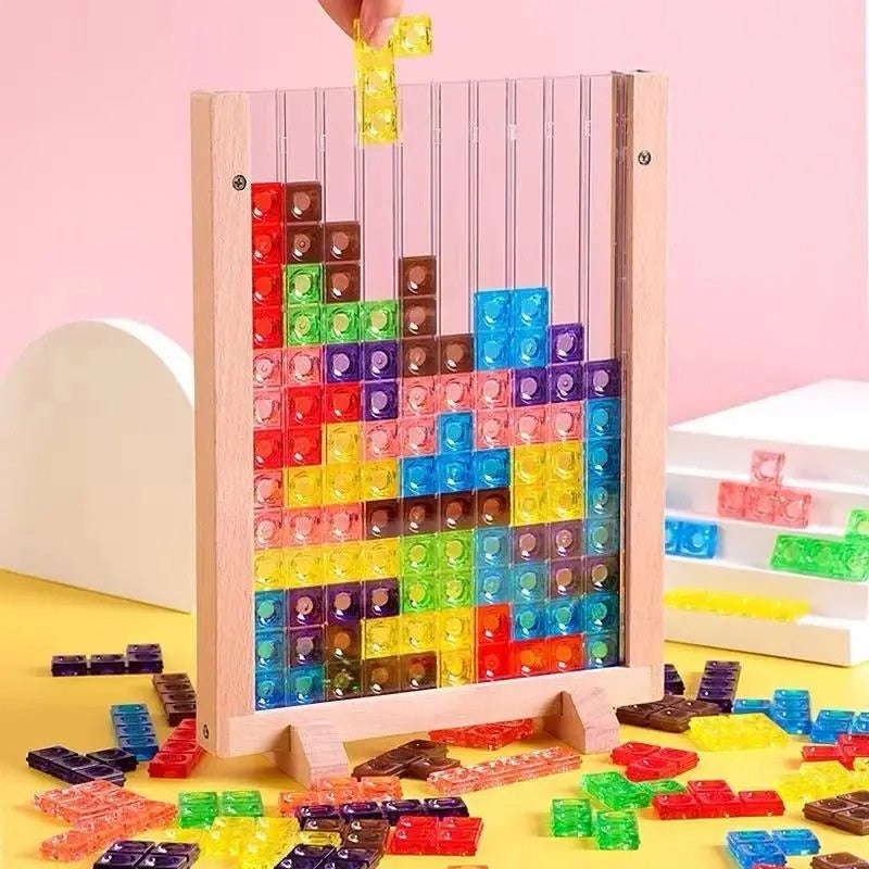 PuzzleMatrix – Tablă de puzzle cu blocuri și piese geometrice interconectate