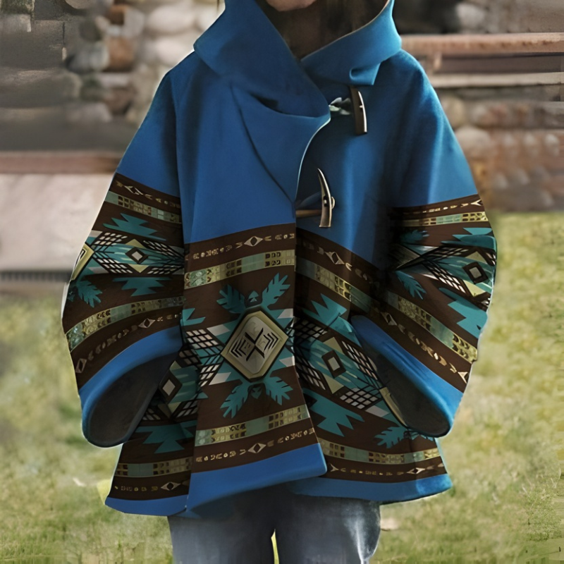 Victoria - Manteau à manches longues avec capuche et poche latérale