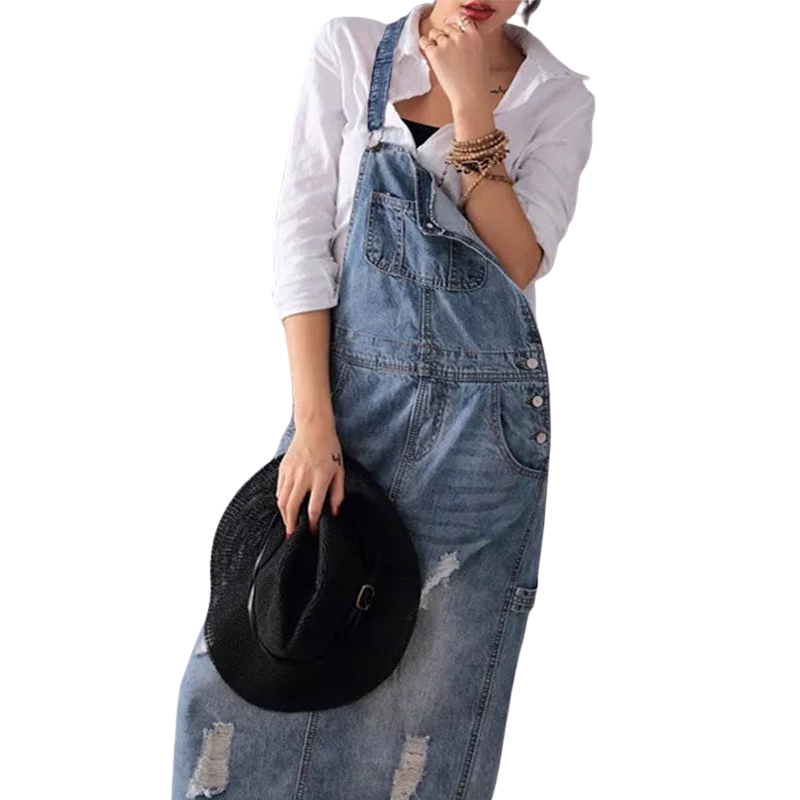 Ariana – Abito Casual da Giardino con Spacco Posteriore e Tasche Funzionali