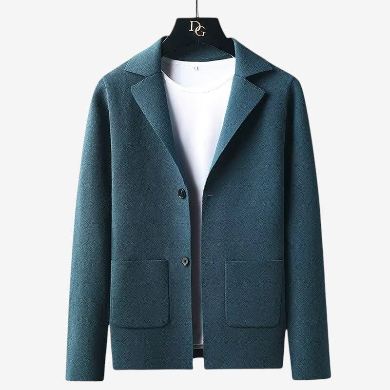 Christian – Blazer à manches longues avec col et boutons