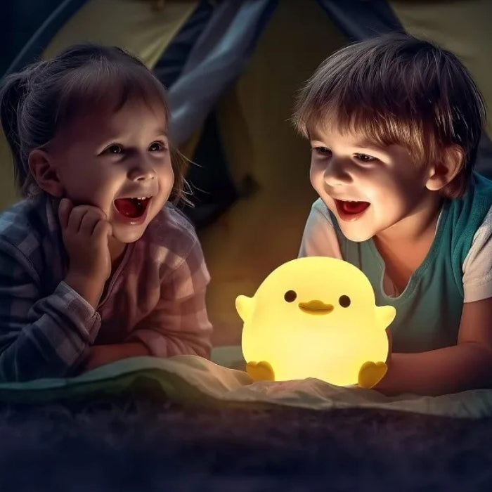 GlowDuck – Lampada notturna con sensore touch e colori RGB