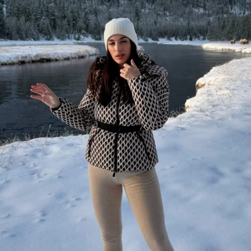 Sophia – Lange Mouw Hoodie Jas met Rits en Zakjes