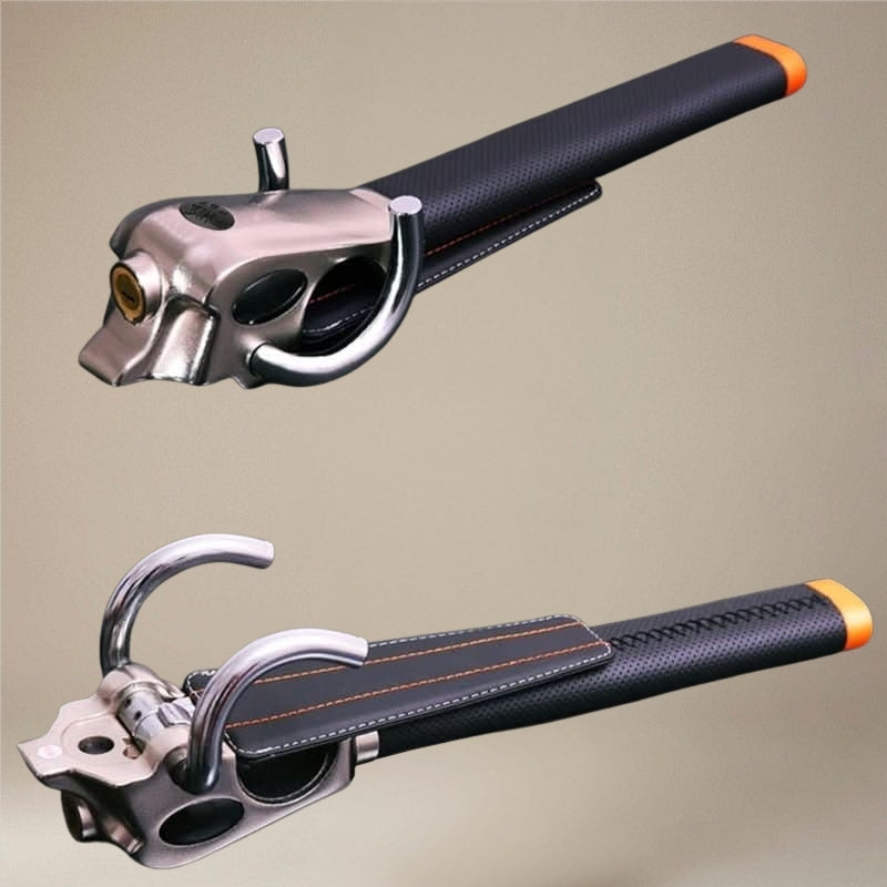 SafeGuard – Foldable steering wheel lock with triple alarm