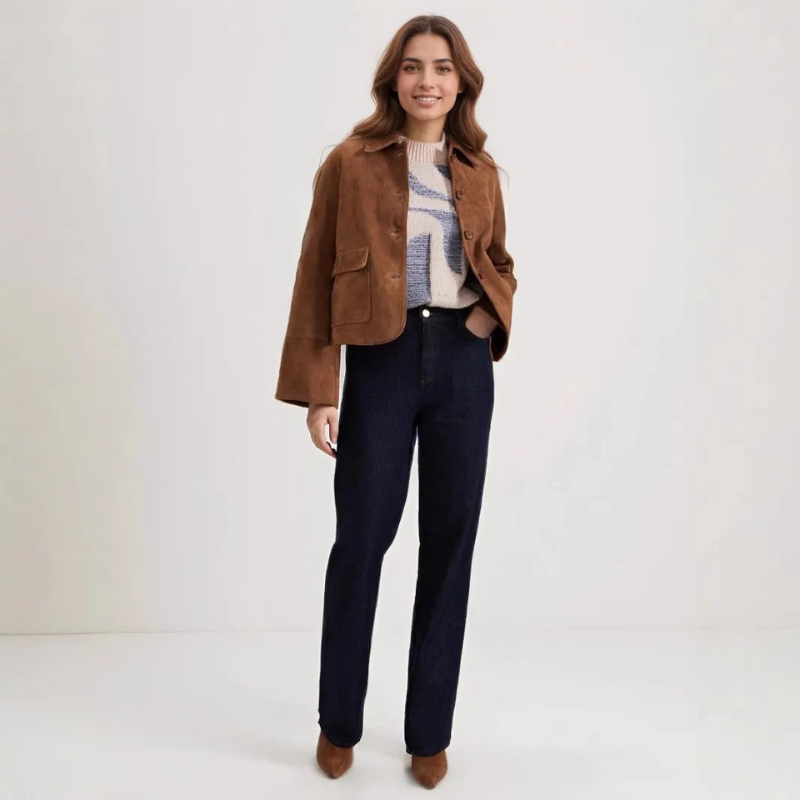 Myrisse - Veste à manches longues avec fermeture à boutons