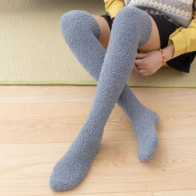 Aria - Chaussettes montantes avec bord élastique et bout sans couture