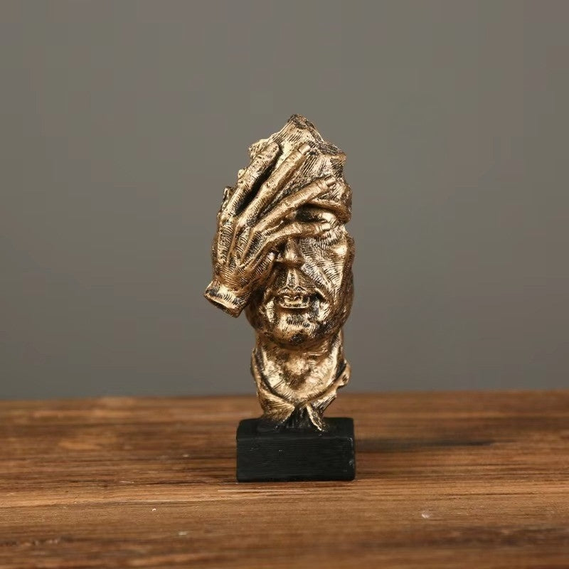 FaceArt – Scultura di volto umano per decorazione d’interni
