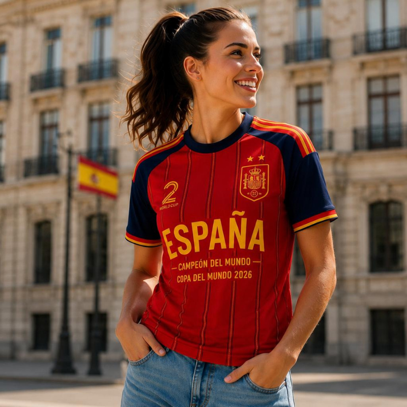 Maglia Campioni del Mondo Spagna 2026