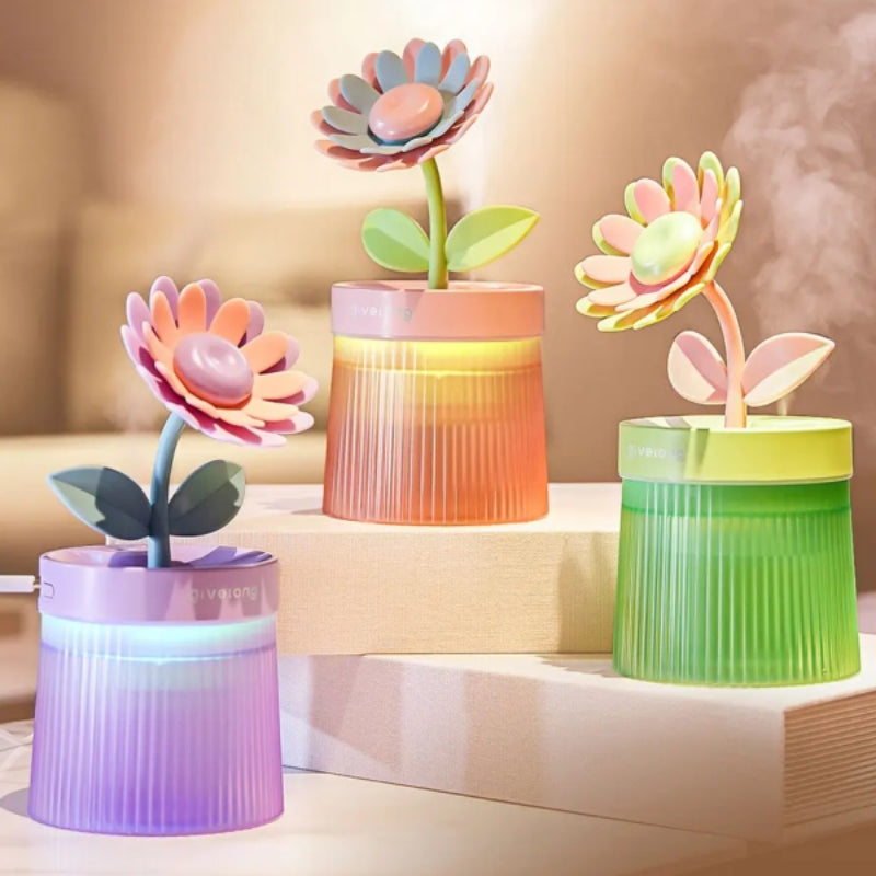 AeroMist – Umidificatore d’aria USB compatto a forma di fiore