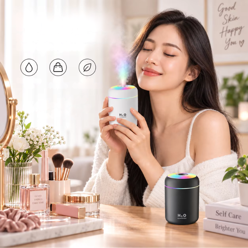 MistCube - Mini humidificador USB con diseño alimentado por USB