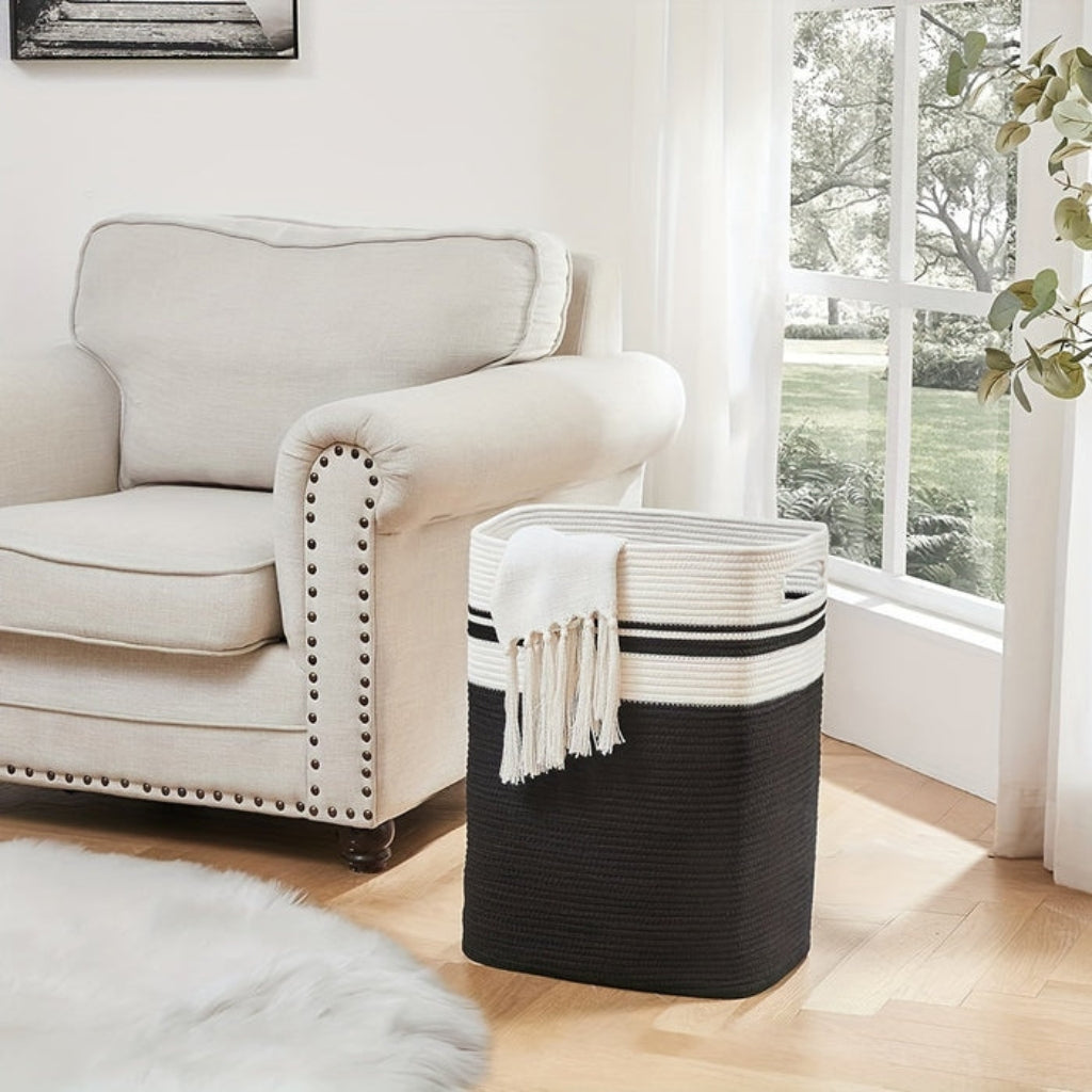 FoldHaven – Cesto Portaoggetti Jumbo con Design Spazioso e Pieghevole