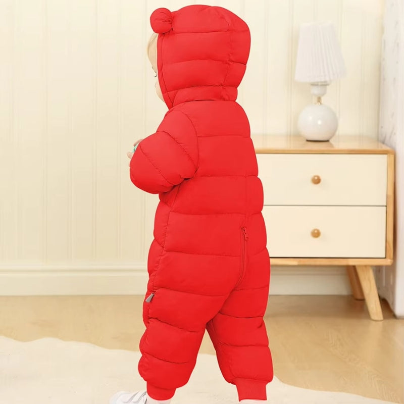 CuddleZip – Body per neonati con Cappuccio e Chiusura Lampo Frontale