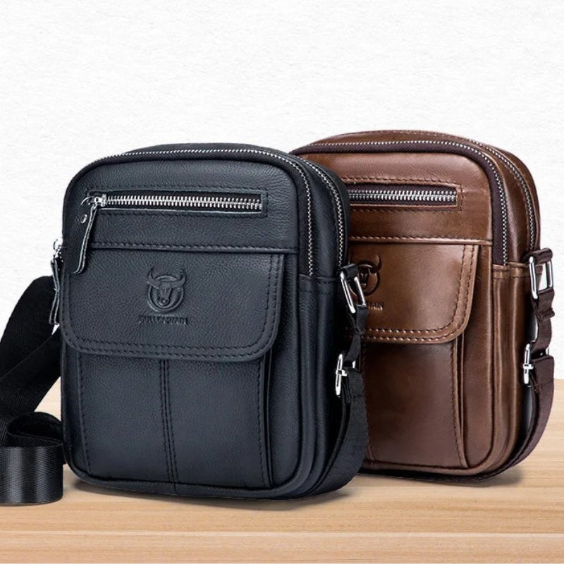 Tristan – Sac bandoulière avec sangles réglables et plusieurs poches zippées