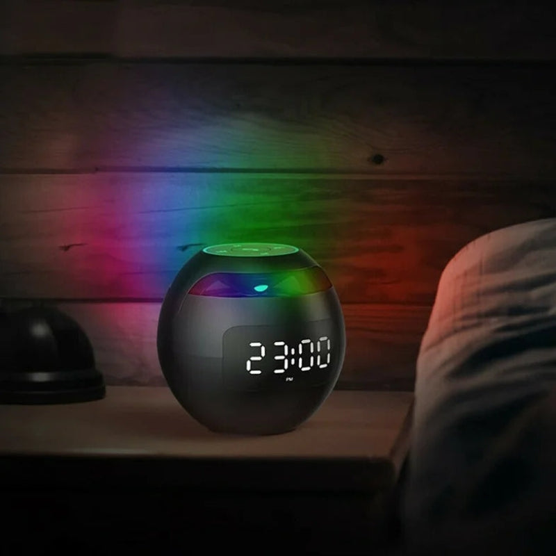 EchoBall – Réveil LED avec affichage digital et design sphérique