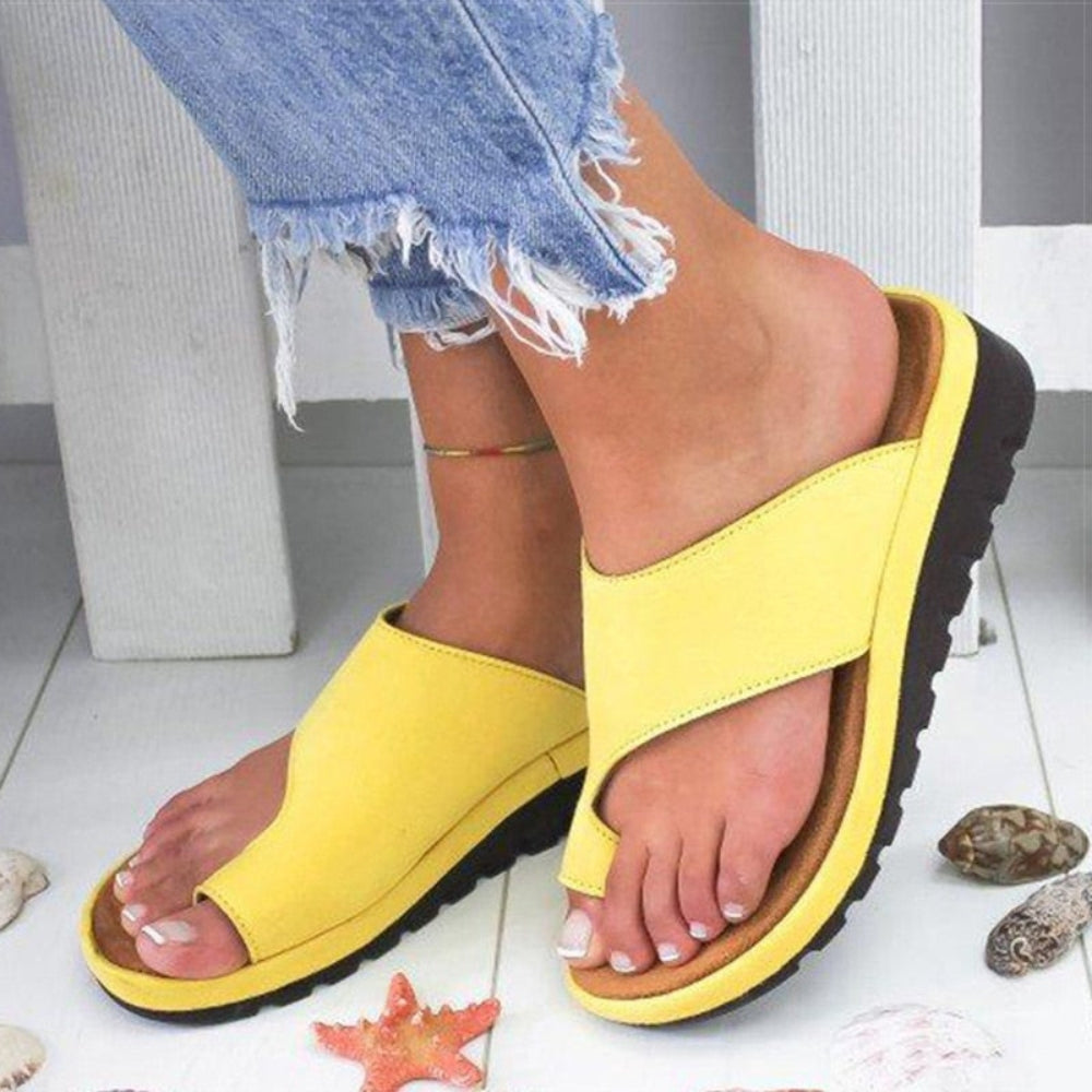 Emily – Ondersteunende pantoffels met platte zool en comfortabele pasvorm